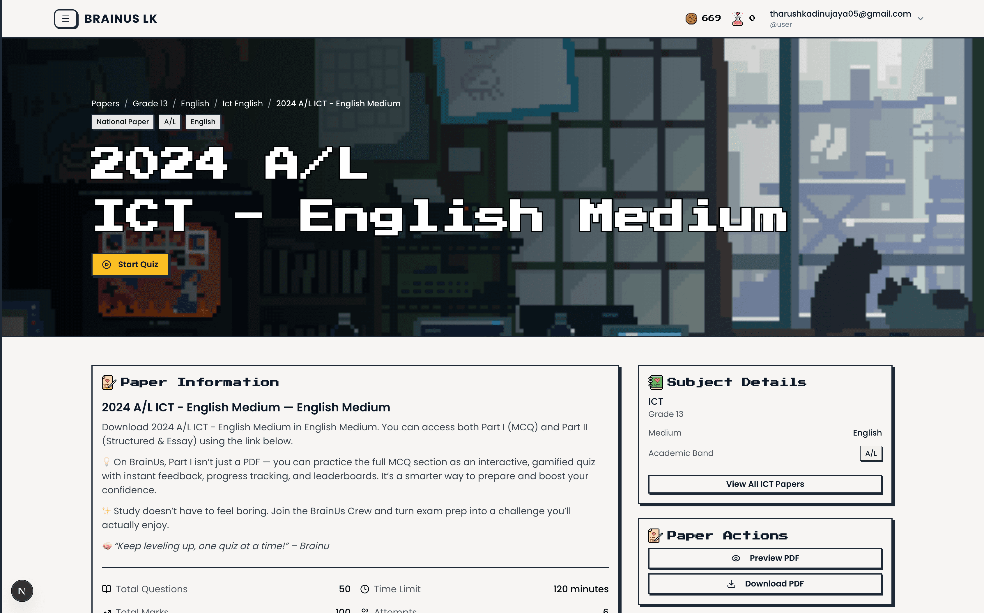 Practice Past Papers